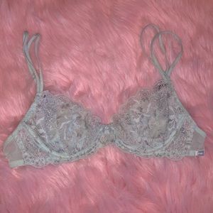 VS “Pink” Mint Lace Bra